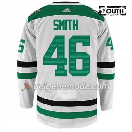 Kinder Eishockey Dallas Stars Trikot GEMEL SMITH 46 Adidas Weiß Authentic